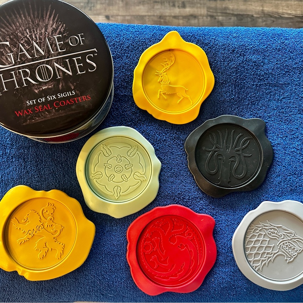 Game of Thrones Wax Seal Coasters Set